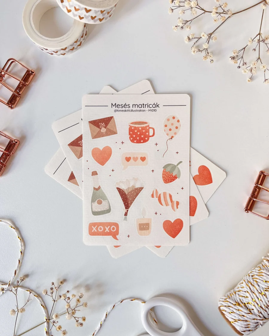 Valentin-napi matricák - MI010