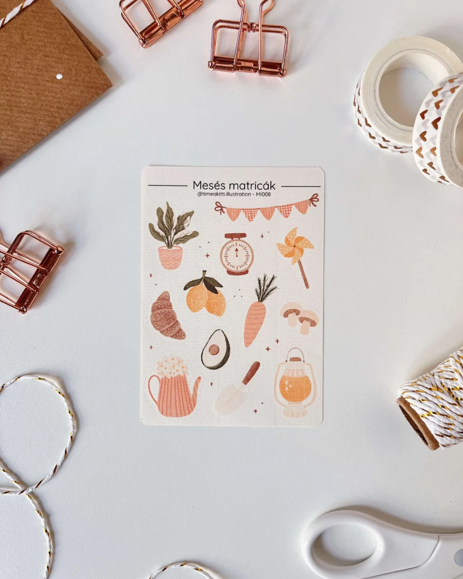 Tavaszi mesés matricák - MI008