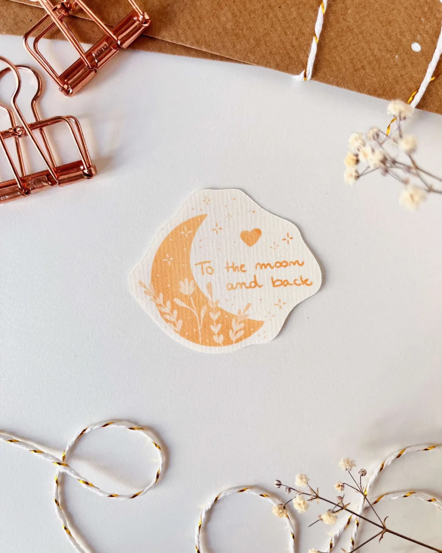 To the moon - óriás matrica