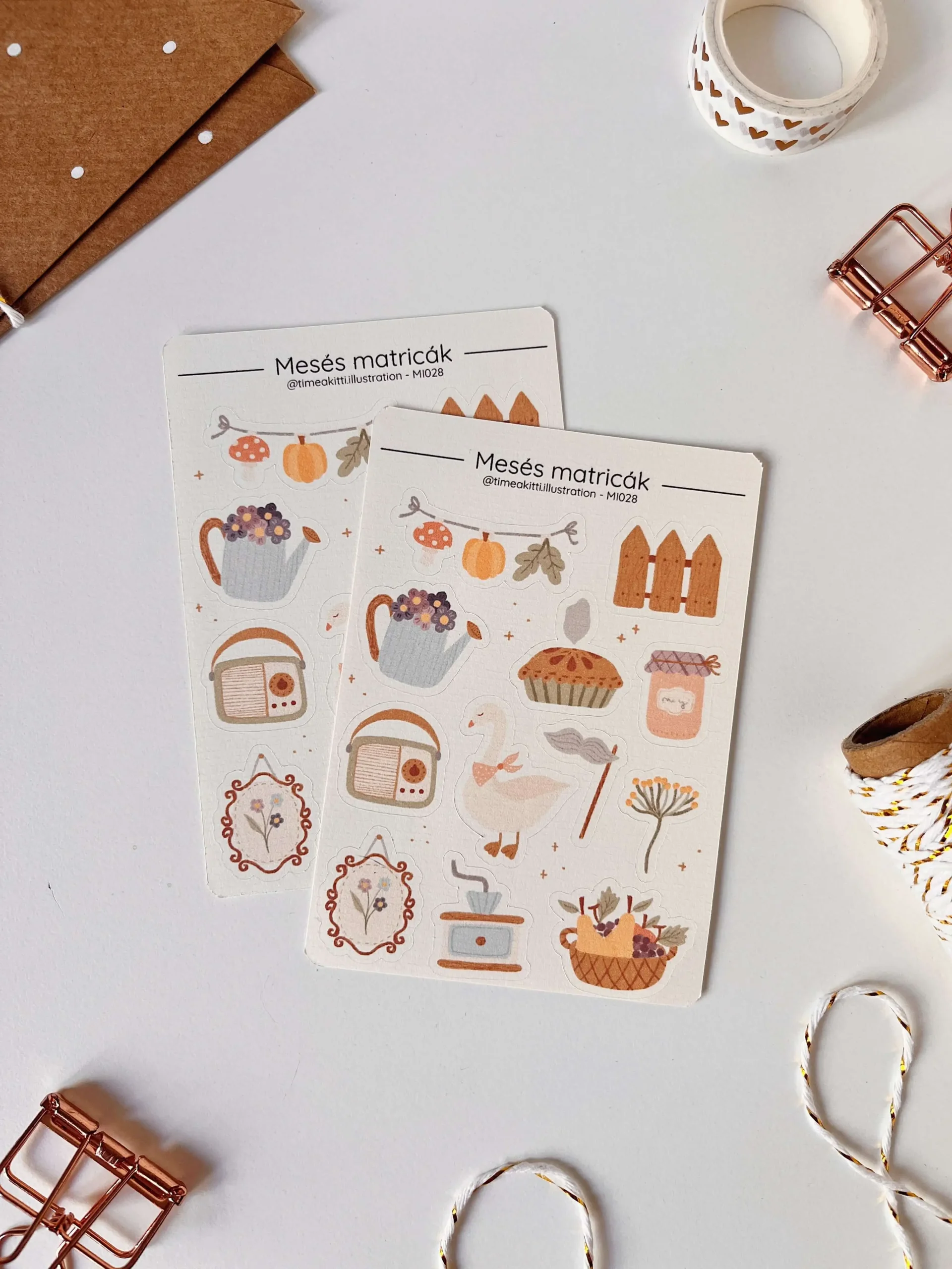 Cottagecore – mesés matricák - MI028