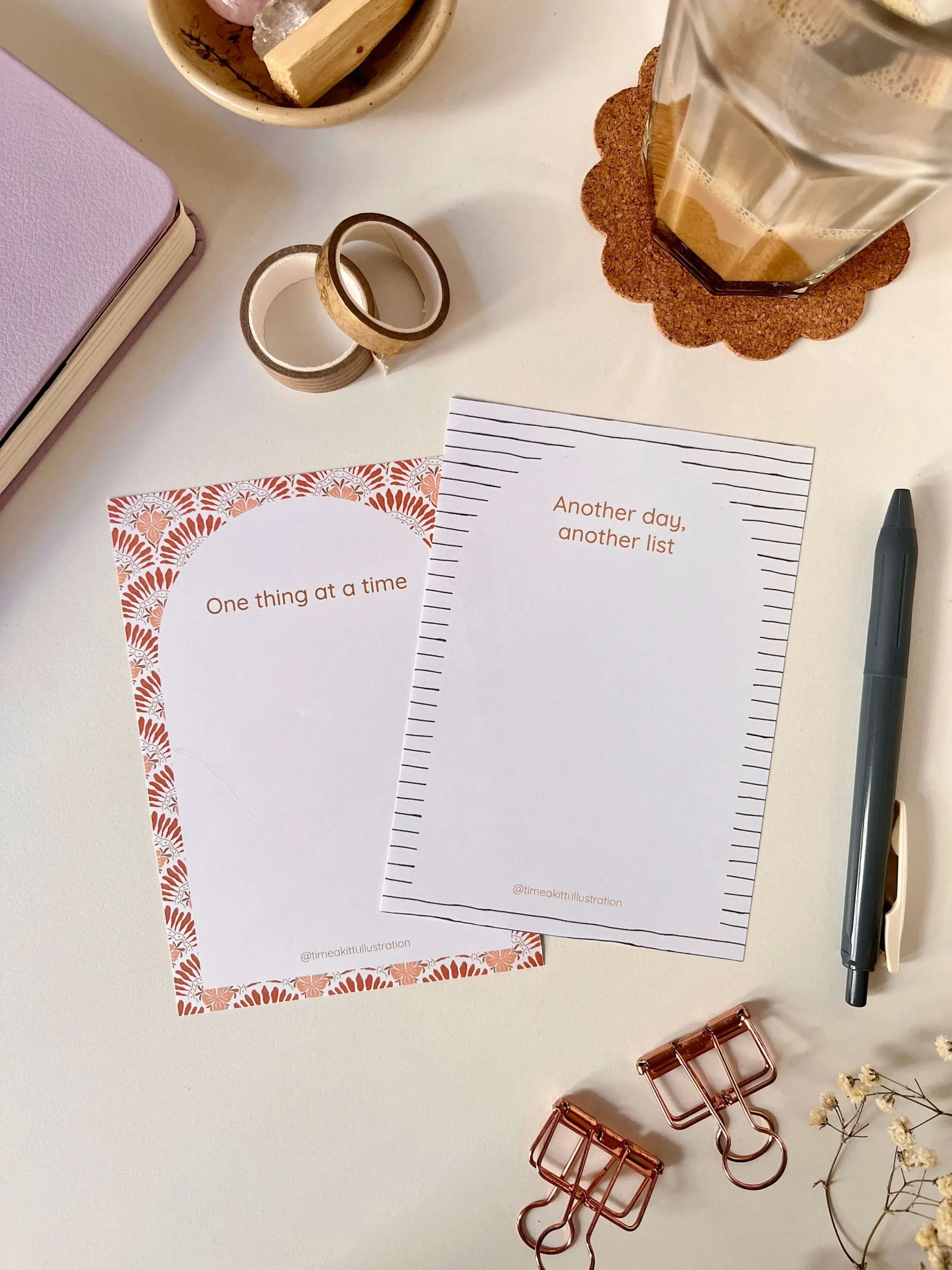 Minimalista csíkos - digitális jegyzetlap - Image 2